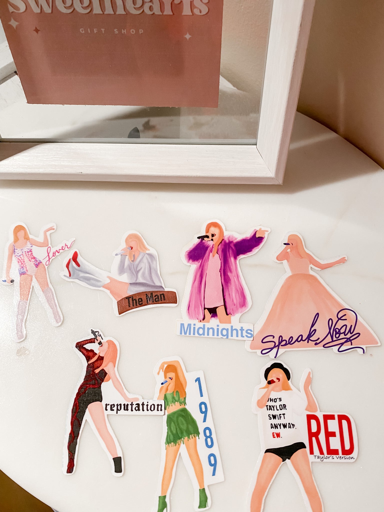  Taylor Swift Sticker Set