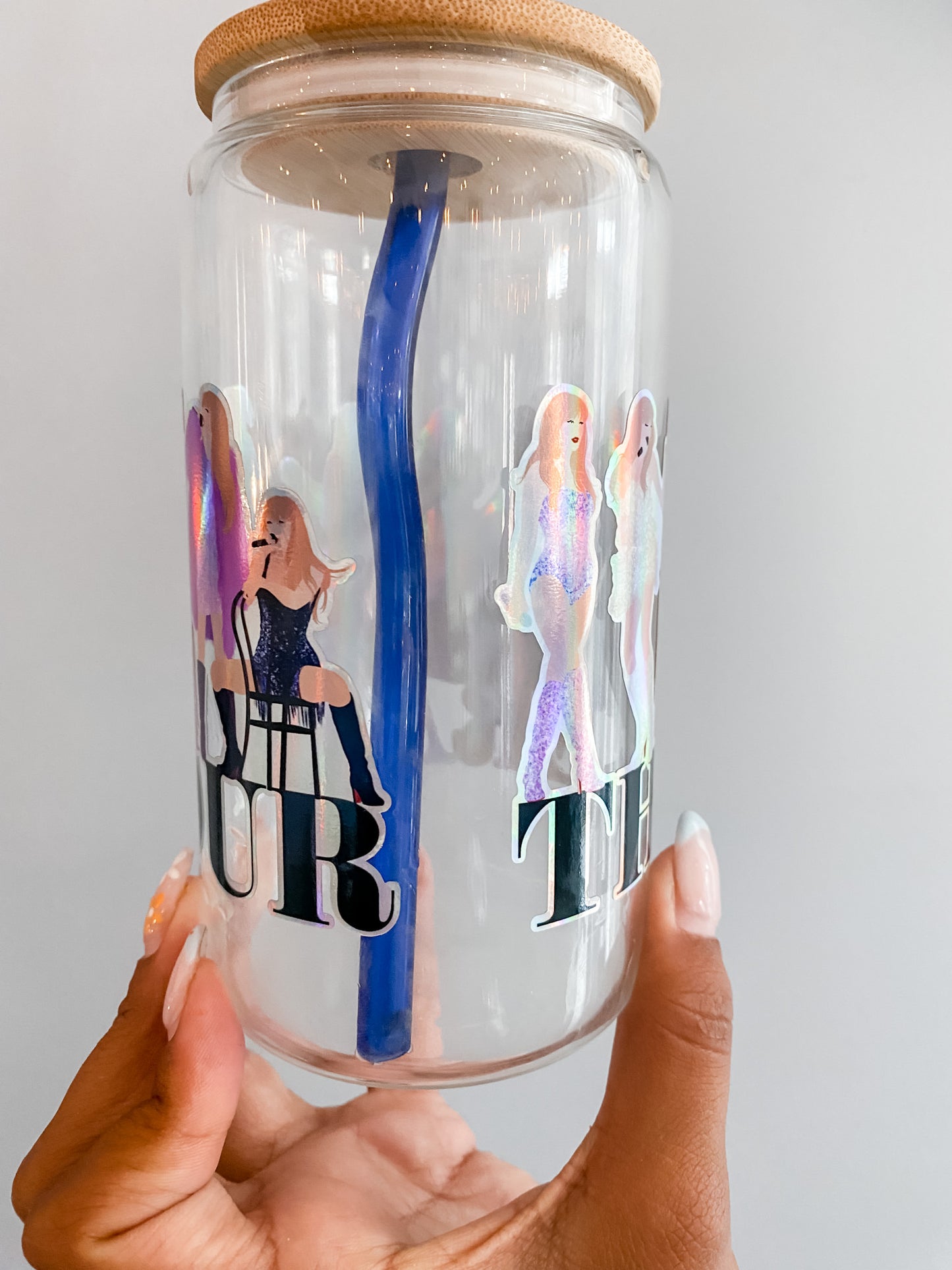 All of the Eras Tour | 16oz Glass Tumbler with Straw & Lid |