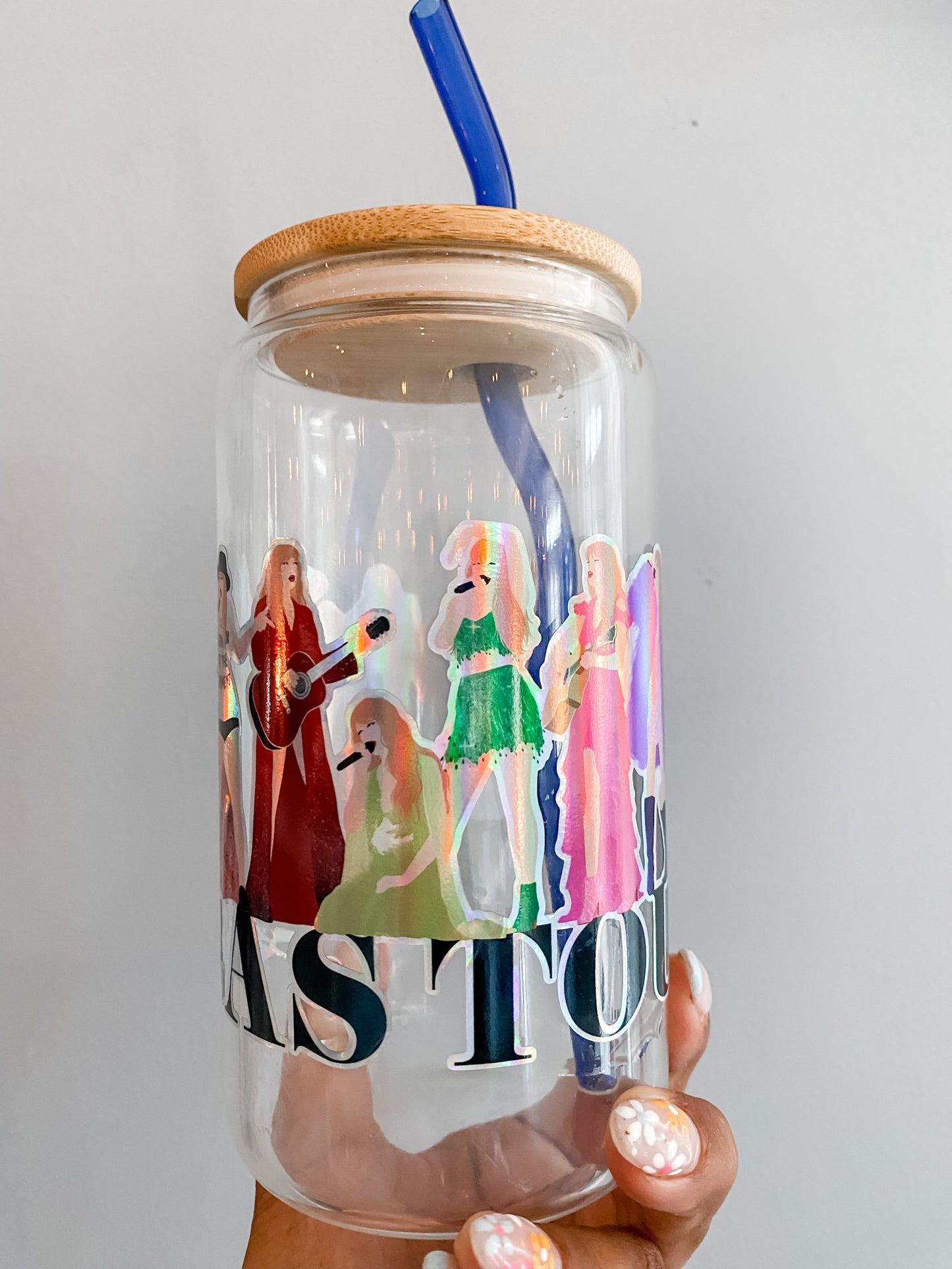 All of the Eras Tour | 16oz Glass Tumbler with Straw & Lid |
