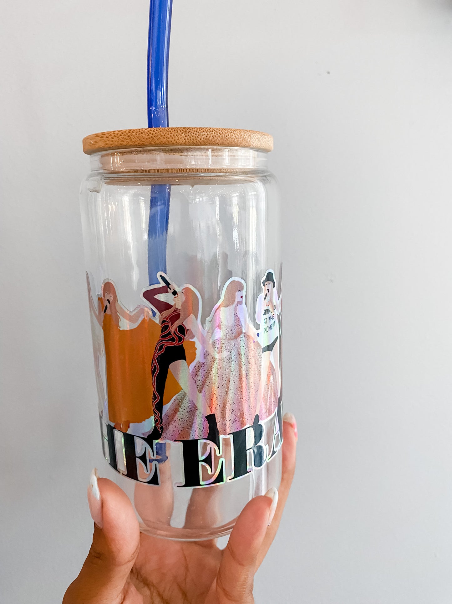 All of the Eras Tour | 16oz Glass Tumbler with Straw & Lid |