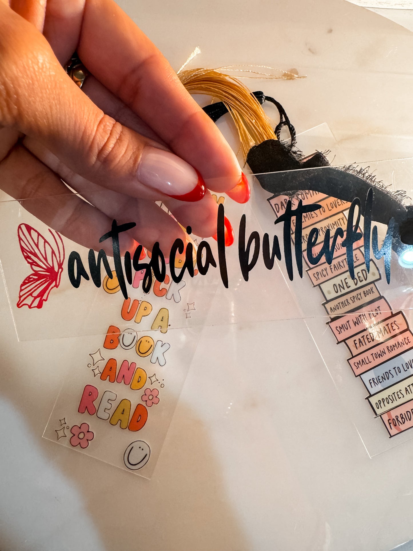 Keep On Reading | Acrylic Bookmarks