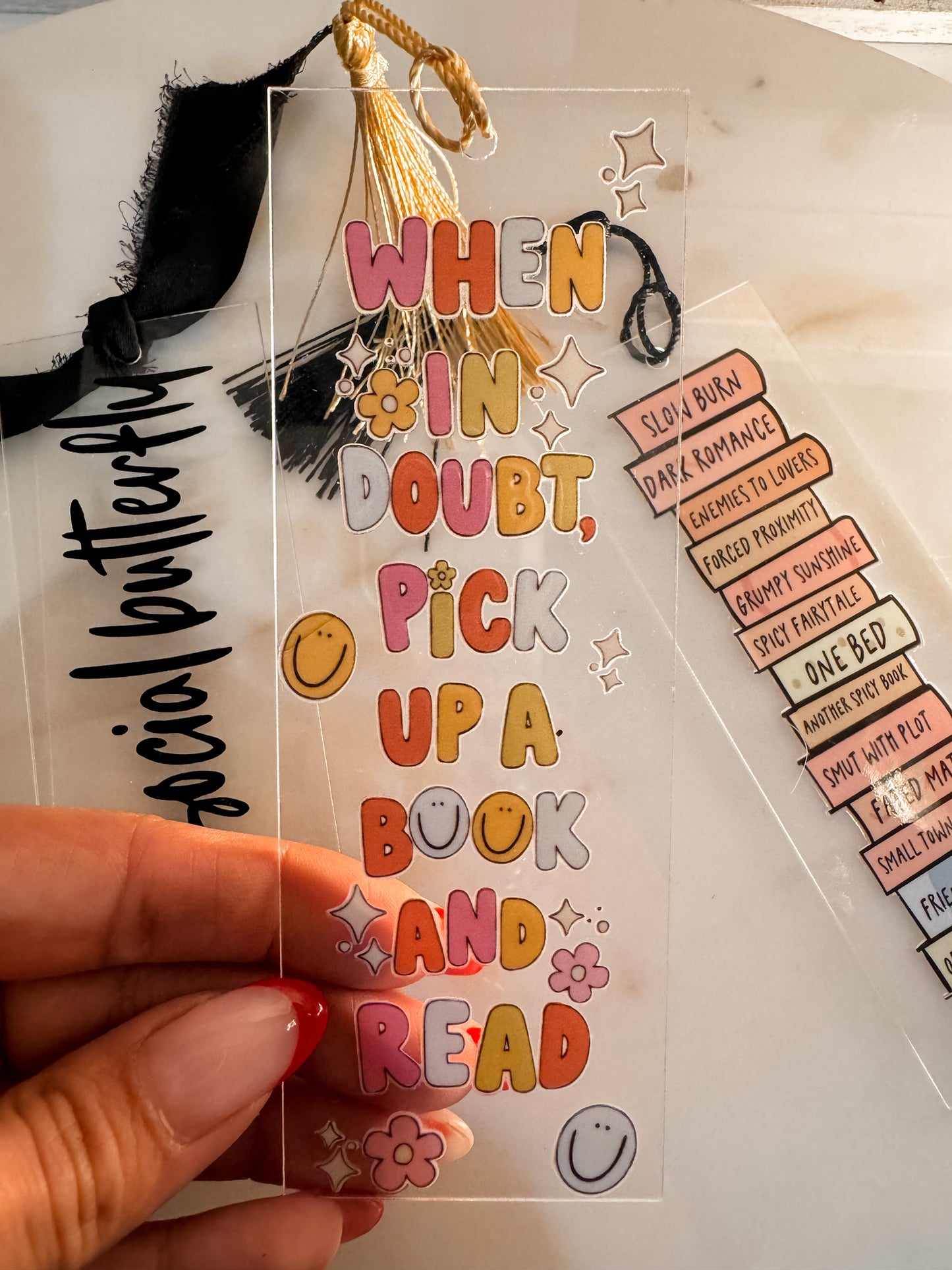 Keep On Reading | Acrylic Bookmarks