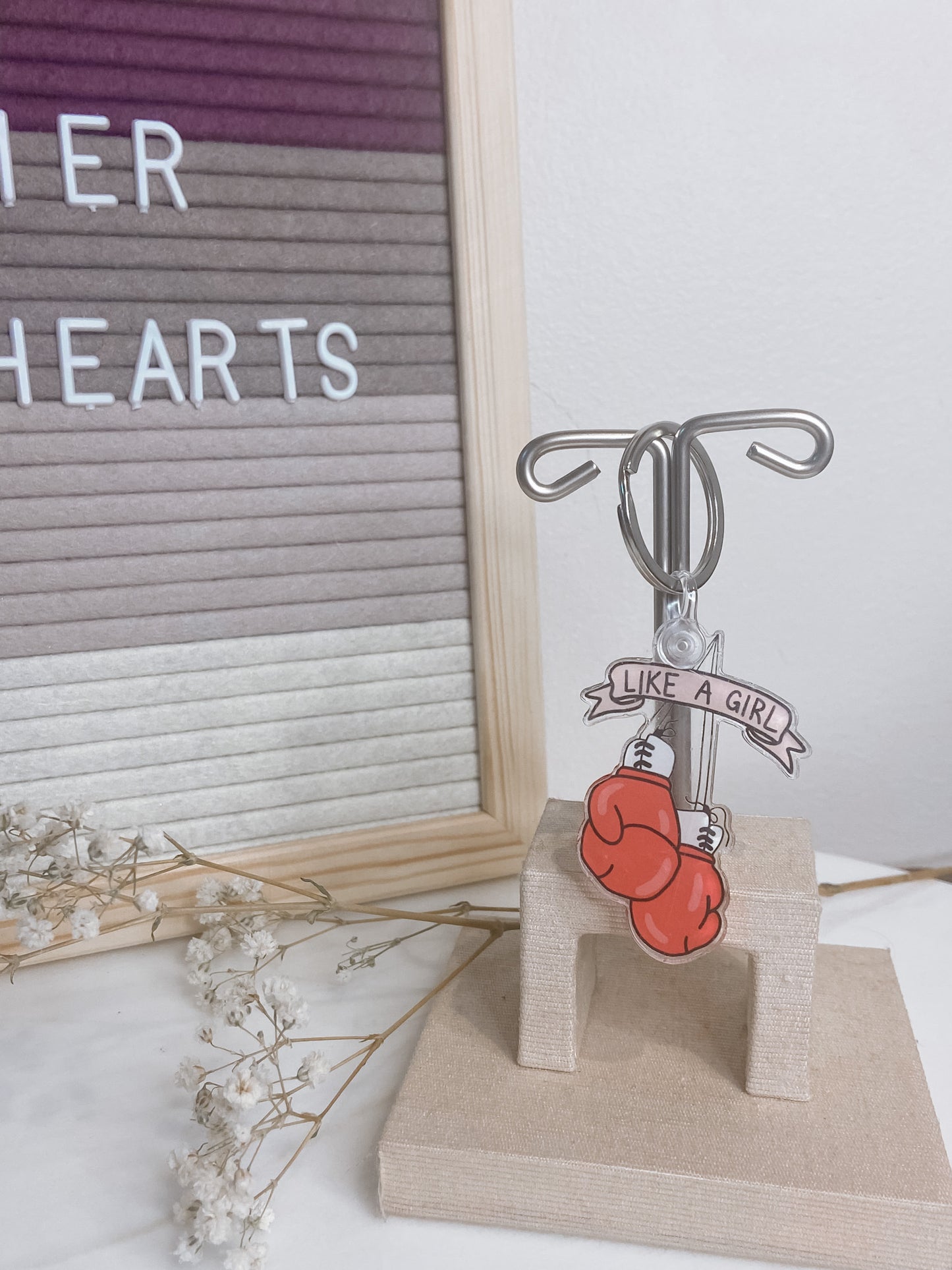 Like A Girl Key Chain