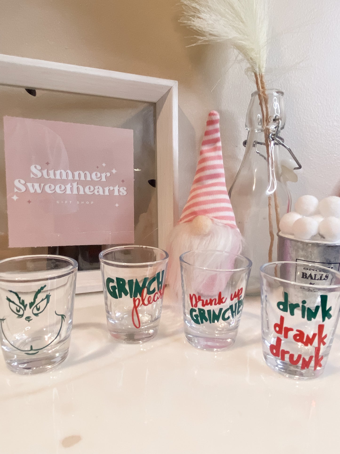 How the Grinch Stole Christmas Shot Glasses