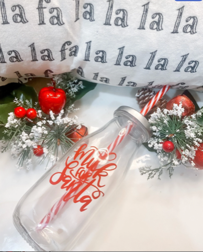Milk for Santa Glassware