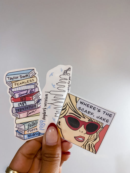 Taylor Swift Inspired | Water Resistant Stickers |