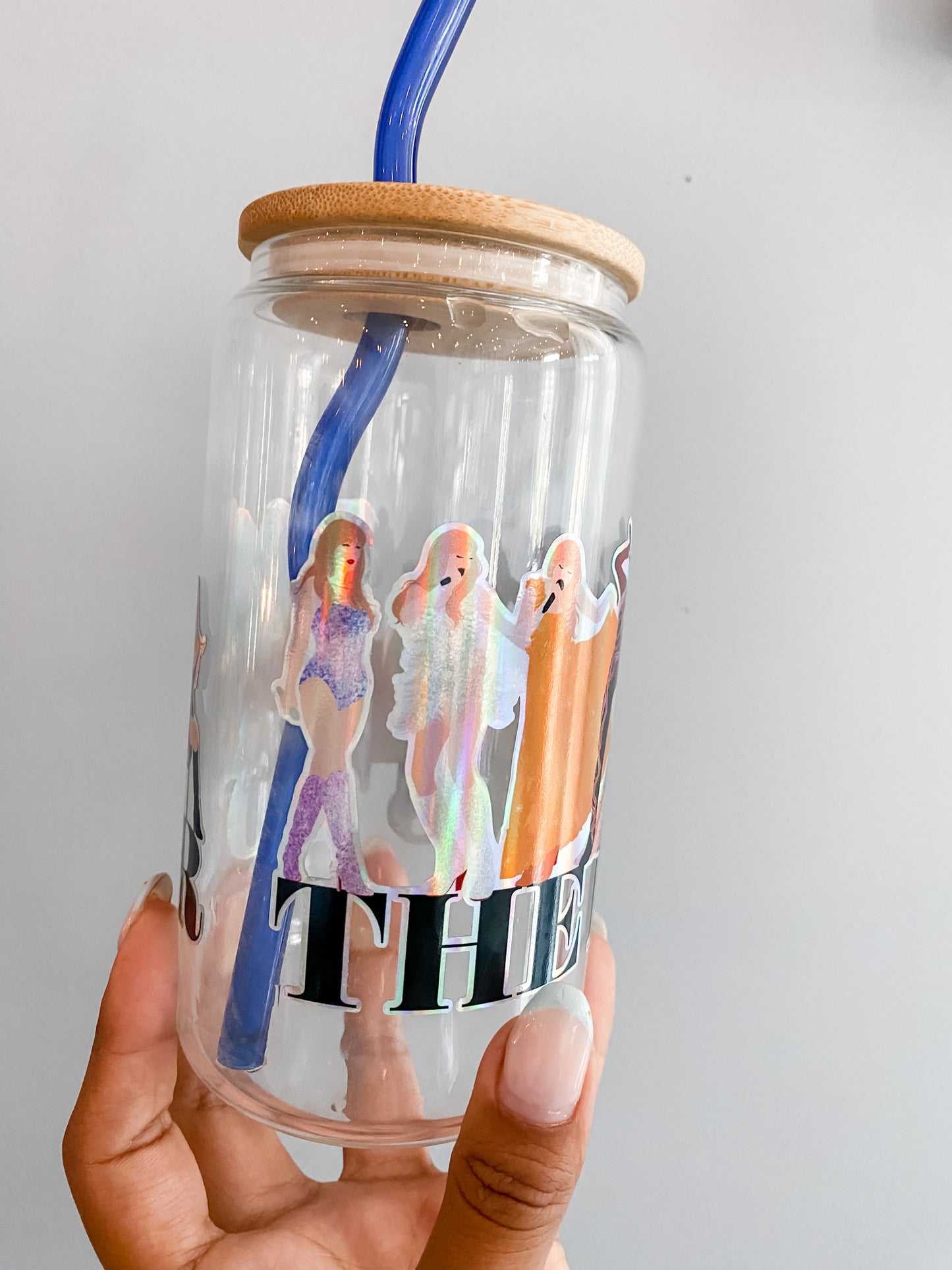 All of the Eras Tour | 16oz Glass Tumbler with Straw & Lid |