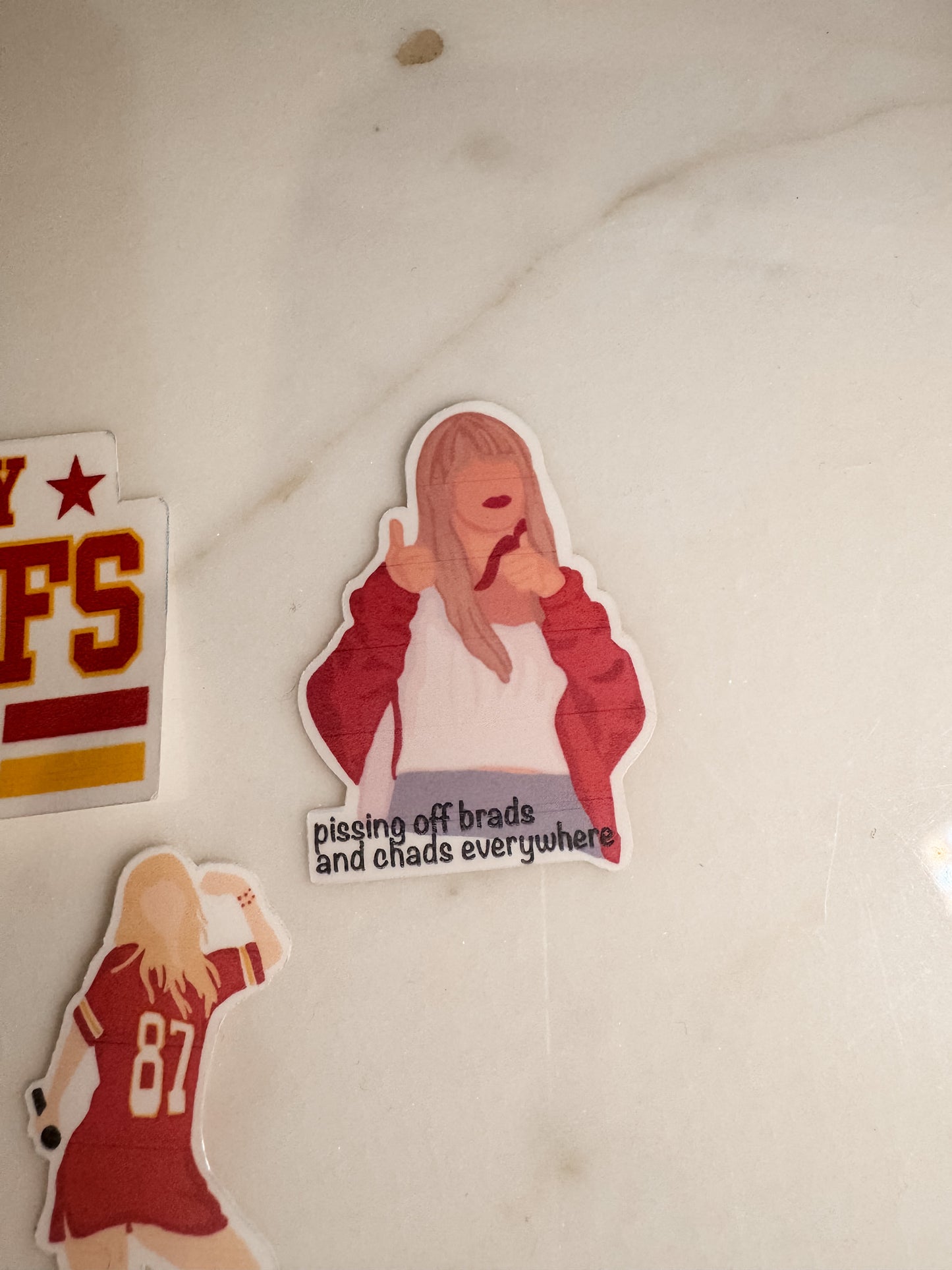 Karma is the guy on the CHIEFS | Taylor Swift Sticker Set |