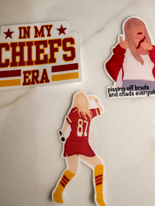 Karma is the guy on the CHIEFS | Taylor Swift Sticker Set |
