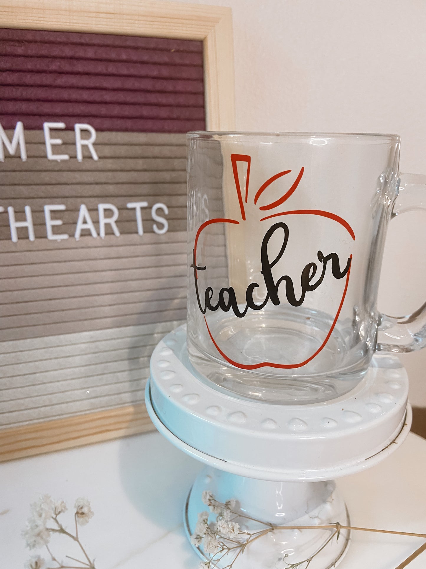 Teacher on Duty Clear Coffee Mug