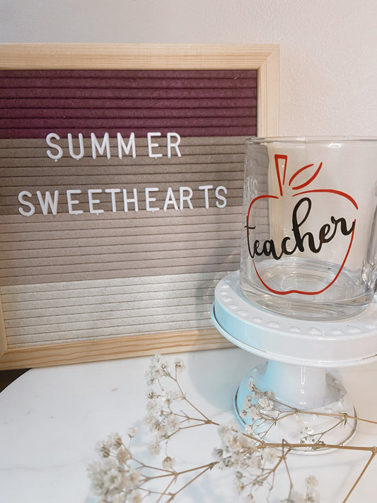 Teacher on Duty Clear Coffee Mug