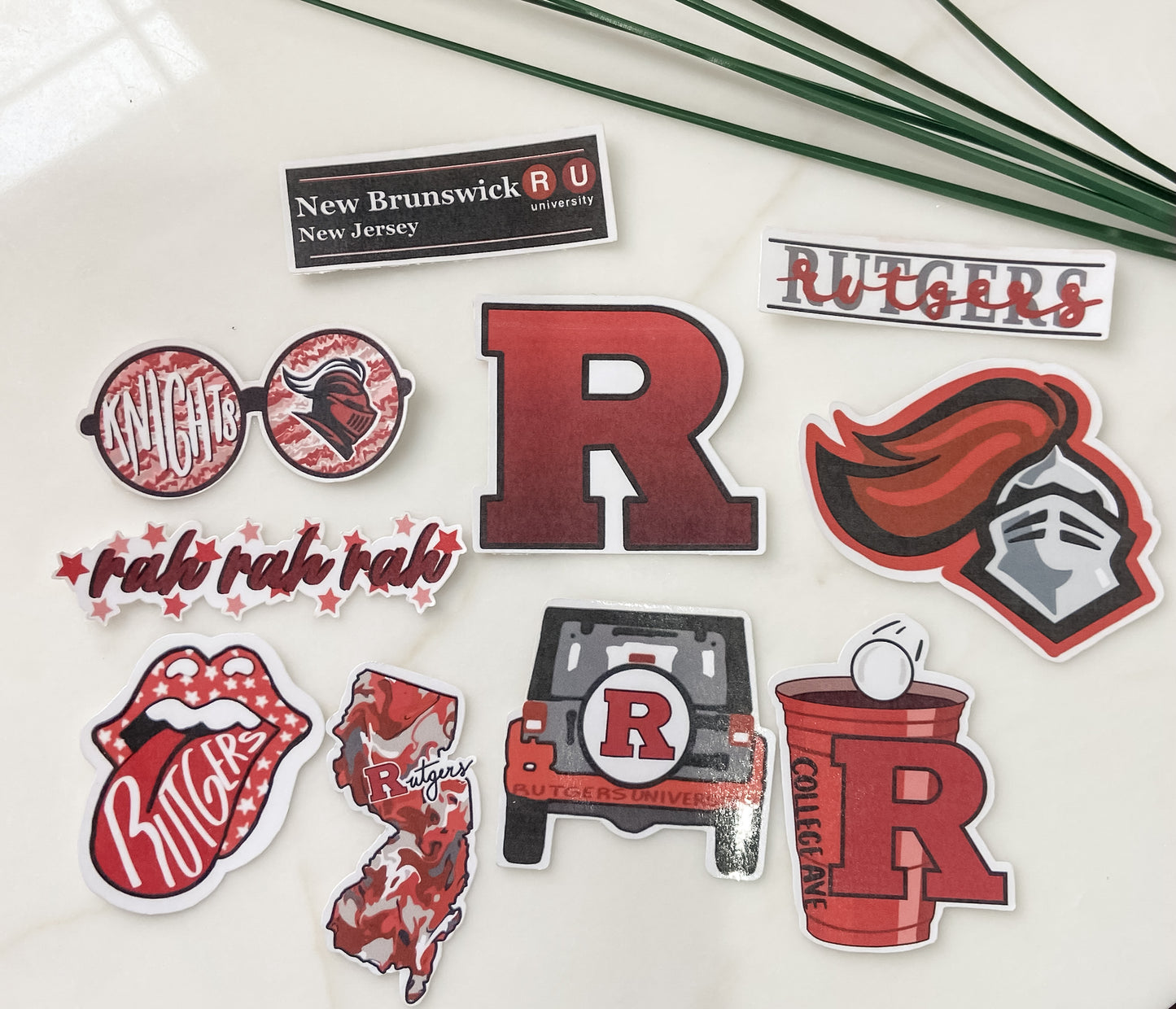 RU Knights Inspired Sticker Collections